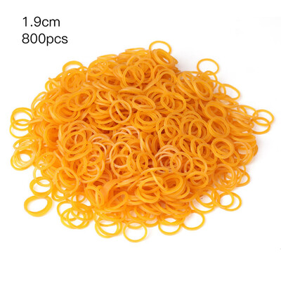 

800 Pcs Per Bag Yellow Elastic Rubber Bands Ring Loop Sturdy Stretchable Holder School Office Supplies Stationery