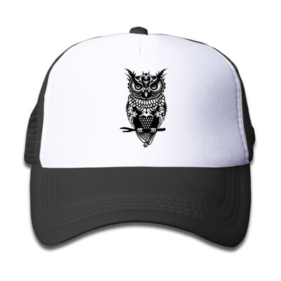 

A Dark Owl Plain Hat Adjustable Back Mesh Cap For Toddler