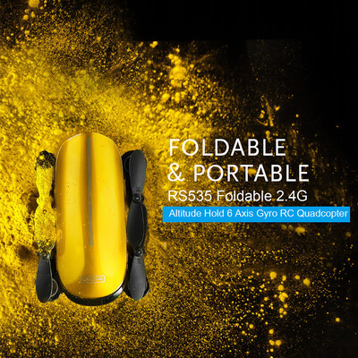 

SihuanDar RS535 Foldable Drone Altitude Hold 4 Color Shell Training Toy Quadcopter with 2 Battery