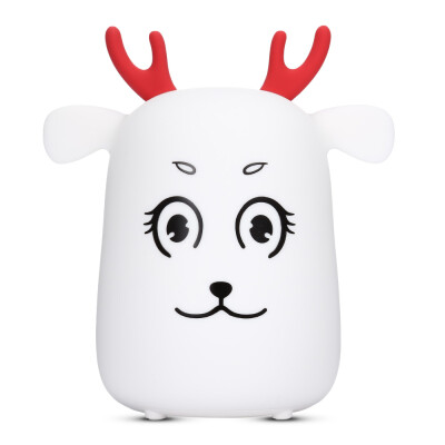 

G1 LED Rechargeable Silicone Deer Night Light Tap Control for Bedroom Living Room