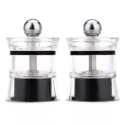 

2pcs Pepper Spice Acrylic Grinder Seasoning Manual Cooking Tools