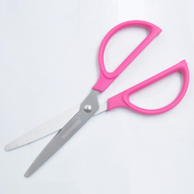 

Sanmu SUNWOOD 173mm Xuan arc blade series office household scissors red 91130