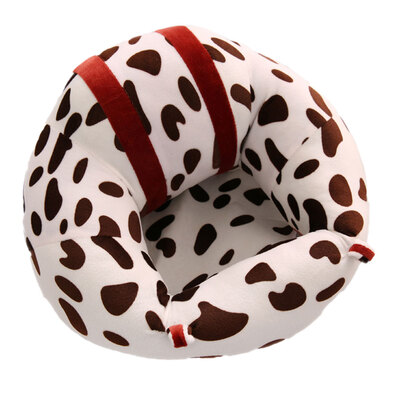 

Baby Support Seat Soft Plush Floor Seat Cartoon Stuffed Sofa Learn Sit Chair Deer Vein Pattern