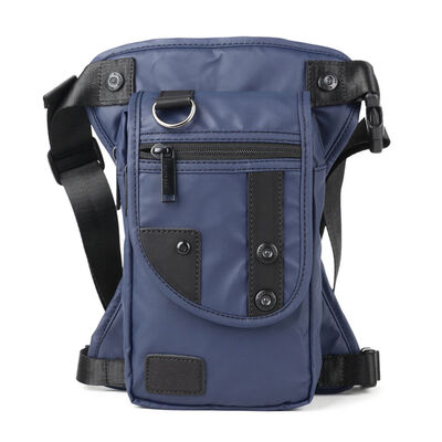 

Men Waterproof Oxford Drop Leg Bag Tactical Military Travel Thigh Pouch Black Waist Bum Belt Fanny Pack for Motorcycle Riding