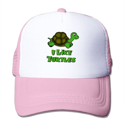 

SHINENGST I Like Turtles Zombie Mesh Trucker CapsHats Adjustable For Unisex Black