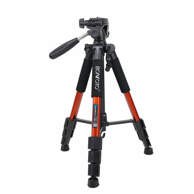 

BONFOTO Q111 Aluminium Camera Tripod 55" Lightweight with Phone Holder Mount for YouTube Phone Live Broadcast with Carry Case