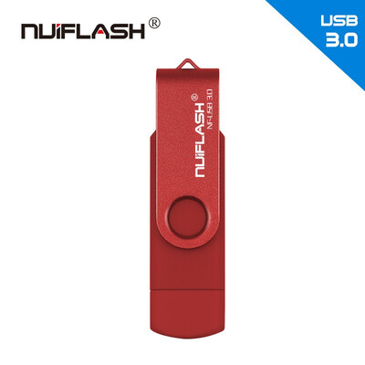 

Hotsale OTG Usb Stick Pen Drive 128GB 64GB 32GB 16GB USB Flash Drive 30 High Speed Pendrive for android Device gift key chain
