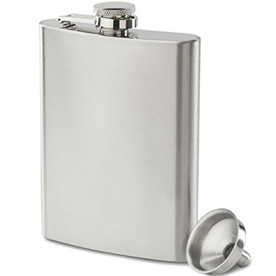 

Stainless Steel 8-OZ Hip Flask Funnel Set