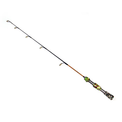 

2 Sections Ice Fishing Rod Lightweight Fishing Rod Pole Portable Winter Short Fishing Rod