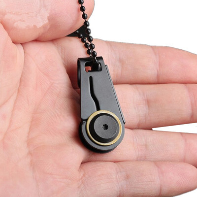 

Zipper Knife Portable Outdoor Survival Emergency Tool Foldable Stainless Steel E