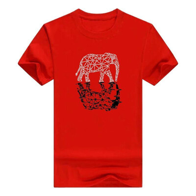 

Elephant Hoodie Animal Lover Mens T-Shirt Broadcloth Shirt Fashions Funny