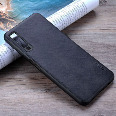 

Case for Samsung Galaxy A7 2018 coque Luxury Vintage leather Skin covers for Samsung Galaxy A750 A7 2018 phone cases funda capa