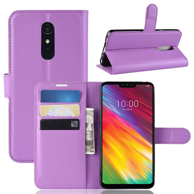 

Wallet PU Leather Flip Back Cover for LG G7 Fit Card Slots Stand Holder Phone Case for LG G7 Fit