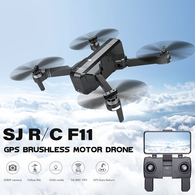 

SJ RC F11 5G Wifi FPV GPS Brushless Drone with Camera 1080P 120° Wide Angle Selfie Follow Me RC Quadcopter