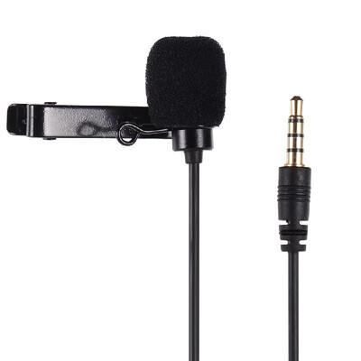 

Lavalier Microphone Omni-directional Clip-on Mic with 12m Cable Length for Smartphone GoPro HERO33 Plus4 Action Camera for Cano