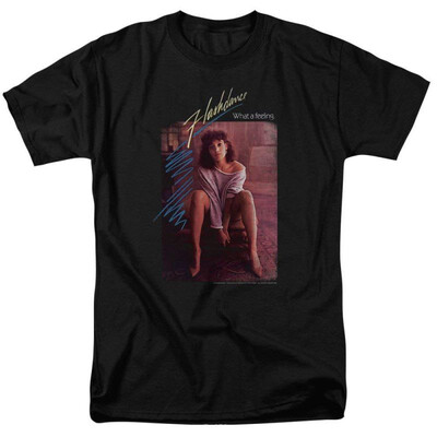 

Flashdance Classic Movie Poster Title Licensed Adult T-Shirt