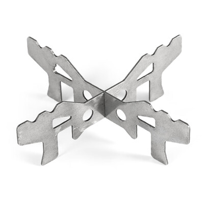 

Stainless Steel Alcohol Stove Rack Cross Stand Outdoor Camping Stove Stand Support Rack