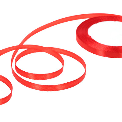 

25 YardsRoll 6mm Width Silk Satin Ribbon DIY Handmade Materials for Home Wedding Party Decorations Invitation Card Gift Wrapping