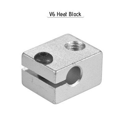 

Aluminum V6 Heat Block for V6 Extruder Hotend Hot End Heating Accessories 20 16 12mm for Makerbot 3D Printer