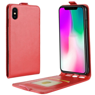 

for Apple iPhone  Max 65" for iPhone XR 61"  Flip Leather Case for iPhone X 10 58" Retro Wallet Case Leather Cover Case