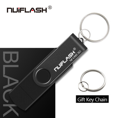 

Hotsale OTG Usb Stick Pen Drive 128GB 64GB 32GB 16GB USB Flash Drive 30 High Speed Pendrive for android Device gift key chain
