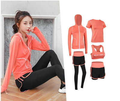 

Spring&summer Sports suits Workout clothes Running clothes Quick-drying clothes Yoga clothes Five-piece suit