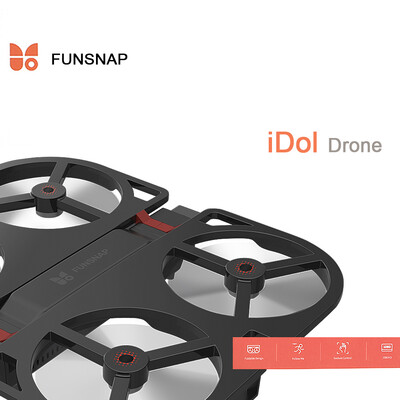 

Funsnap iDol APP Control 1080P 120°Pitch Camera Wifi FPV Drone AI Gesture Optical Flow Positioning RC Quadcopter w Controller