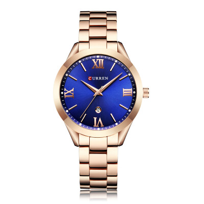 

CURREN 9007 Women Watch Quartz Movement Calendar Wrist Watch Simple Causal Gift for Women