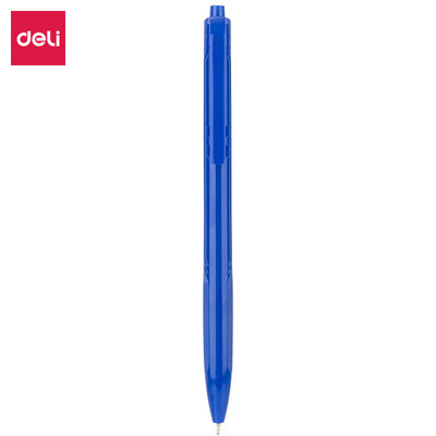 

Deli deli 07mm English special low viscosity ballpoint pen mini head in the middle of the pen side by paragraph 36 box DL-S304 blue