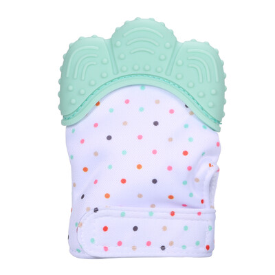 

Food Grade Silicone Molar Gloves Tooth Care Soothing Pain Relief Infant Baby Sounding Teething Gloves Teether Chew Toy