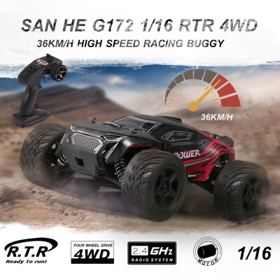 

SAN HE G172 116 RC Car Racing Buggy Full Scale 24G 4WD 36KMh High Speed RTR