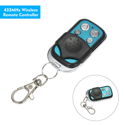 

433MHz Wireless Metal Remote Controller with Keychain with ArmDisarmHome ArmSOS 4 Buttons Remote Control Our 433MHz Alarm Syste