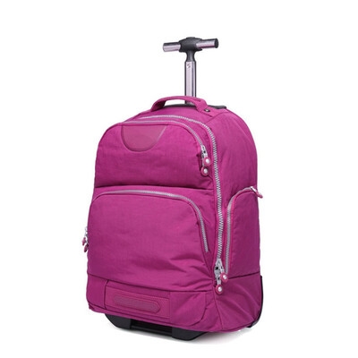 

Suitcase Genuine brand Classic Design Luggage Great Travel Spinner Trolley Bags 18 Inch High School Student Laptop Bag Handbag