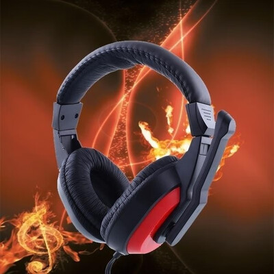 

Skype Gaming Game Stereo Headphones Headset Mic PC Computer 770