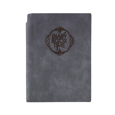 

Jin Longxing Glosen notebook child notebook student diary book creative retro A5 sheepskin leather line soft leather surface dark gray 8252