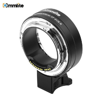 

Commlite CM-EF-EOS R Lens Mount Adapter Electronic Auto Focus Mount Adapter with IS Function Aperture Control for Canon EFEF- Le