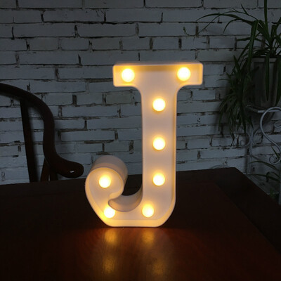 

NeillieN Twenty-six LED alphabetic lights decorative modelling lights plastic alphabetic digital night lightsDecorative lamp