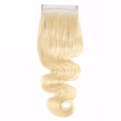 

Nami Hair Wholesale Price 4x4 Pure Color 613 Lace Closure Body Wave Brazilian Remy Human Hair Free Part