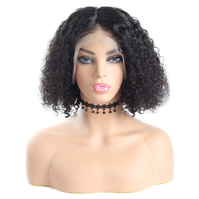

Bob Wigs Deep Curly Short Wig Brazilian Human Hair Wigs Kinky Curly Human Hair Lace Front Wigs