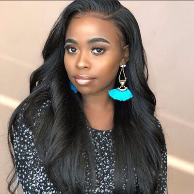 

Natural Straight Brazilian Full Lace Human Hair Wigs For Black Women Preplucked Glueless Virgin Hair Full Lace Wig With Baby Hair
