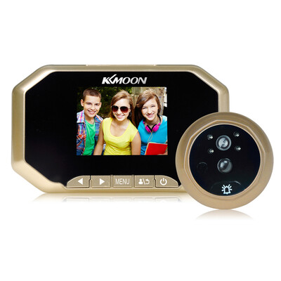 

KKmoon 3" LCD 720P Digital Peephole Viewer 160° PIR Door Eye Doorbell Camera IR Night Vision Motion Detection Photo TakingVideo