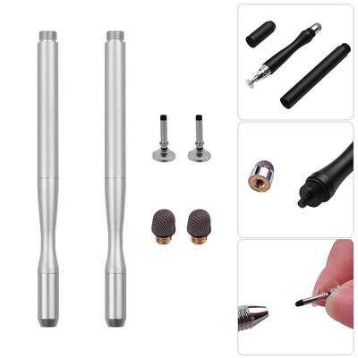 

Fine Point 2 in 1 Precision Stylus Pens with Fiber Tip&Disc Tip Universal Capacitive TouchScreens Stylus Pen for Cellphone Tab