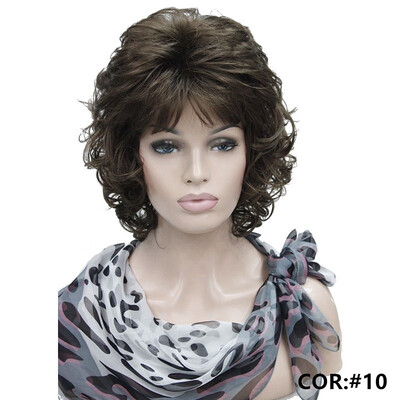 

StrongBeauty Short Full Curly Synthetic Hair Wig For Women Platinum Blonde Color