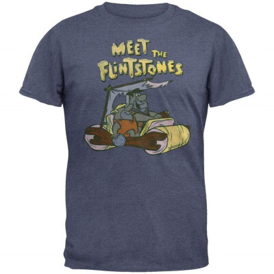 

Flinstones - Boys Meet The Flintstones Soft Youth T-shirt