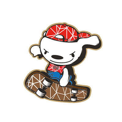 

JOY STUDIO JOY badge skateboard