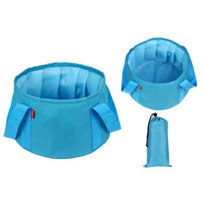 

125L Ultra portable folding basin foot soaking basin wash bucket outdoor travel camping fishing can be filled with hot water