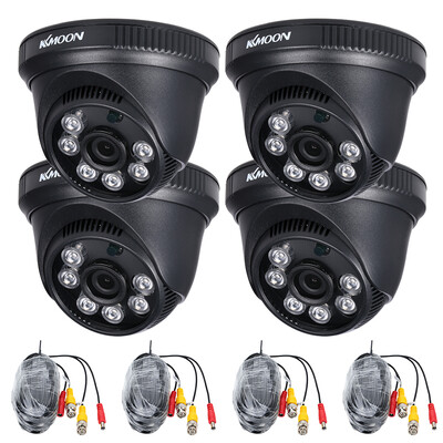 

KKmoon 4960P AHD Dome IR CCTV Camera 460ft Surveillance Cable Support IR-CUT Night Vision 6pcs Array Infrared Lamps 128 C