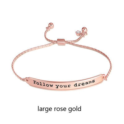 

NeillieN Letter bracelet lady bracelet creative elastic bracelet European&American style jewelrycreative jewelry 5pcs
