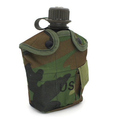 

1Pcs Camouflage Military Molle Tactical Water Bottle Bays Outlook Kettle Carrier Holder Hiking Bicycle Camping Sport Water Bag