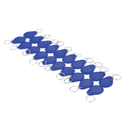 

20pcs Writable Rewrite 125KHz RFID Tag Keyfob Keychain Cards Copier for Access Control